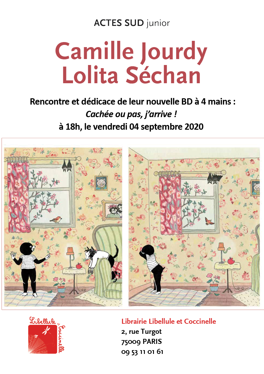 Caché ou pas, j'arrive_Libellule et coccinelle